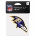 Baltimore Ravens Perfect Cut Color Decal 4" X 4"